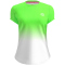 BIDI BADU Crew Tennisshirt Damen NGNWH - neon green, white XS