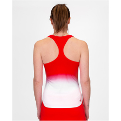BIDI BADU Crew Tennis-Tanktop Damen RDWH - red, white M