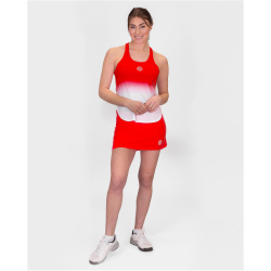 BIDI BADU Crew Tennis-Tanktop Damen RDWH - red, white M
