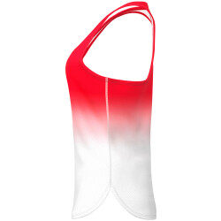 BIDI BADU Crew Tennis-Tanktop Damen RDWH - red, white M
