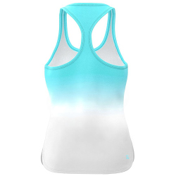 BIDI BADU Crew Tennis-Tanktop Damen AQWH - aqua, white S