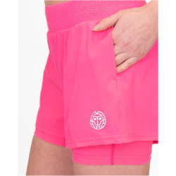 BIDI BADU Crew 2in1 Tennisshorts Damen PK - pink XS