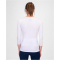 BIDI BADU Crew V-Neck Tennis-Langarmshirt Damen WH - white XS
