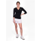 BIDI BADU Crew V-Neck Tennis-Langarmshirt Damen BK - black XS