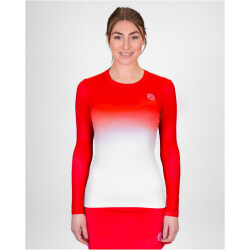 BIDI BADU Crew Gradiant Tennis-Langarmshirt Damen RDWH -...