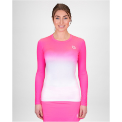 BIDI BADU Crew Gradiant Tennis-Langarmshirt Damen PKWH -...