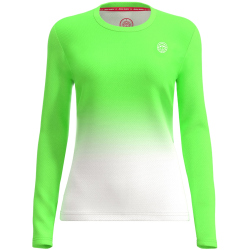 BIDI BADU Crew Gradiant Tennis-Langarmshirt Damen NGNWH -...