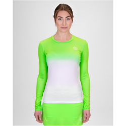 BIDI BADU Crew Gradiant Tennis-Langarmshirt Damen NGNWH -...