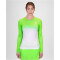 BIDI BADU Crew Gradiant Tennis-Langarmshirt Damen NGNWH - neon green, white XS