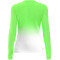 BIDI BADU Crew Gradiant Tennis-Langarmshirt Damen NGNWH - neon green, white XS