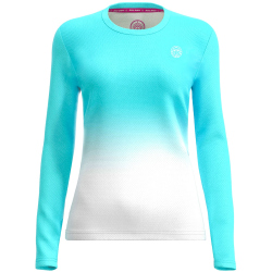 BIDI BADU Crew Gradiant Tennis-Langarmshirt Damen AQWH -...