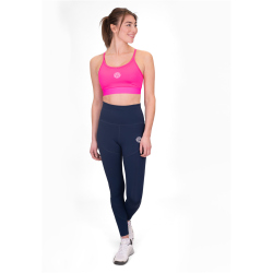 BIDI BADU Crew Low Support Strappy Sport-BH Damen PK - pink XS
