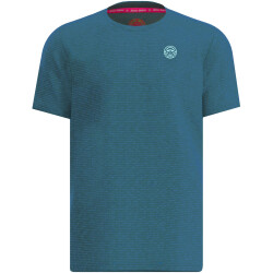 BIDI BADU Crew Two Colored Tennisshirt Herren PT - petrol S
