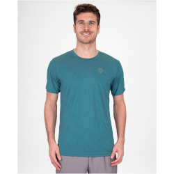 BIDI BADU Crew Two Colored Tennisshirt Herren PT - petrol S