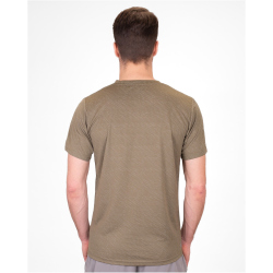 BIDI BADU Crew Two Colored Tennisshirt Herren OL - olive XS
