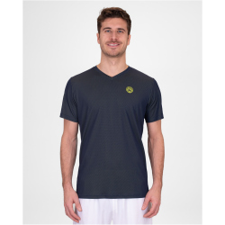 BIDI BADU Crew Inside Out V-Neck Tennisshirt Herren DBLLM...