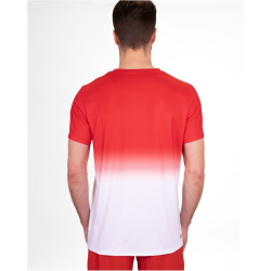 BIDI BADU Crew Tennisshirt Herren RDWH - red, white S