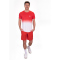 BIDI BADU Crew Tennisshirt Herren RDWH - red, white S