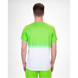 BIDI BADU Crew Tennisshirt Herren NGNWH - neon green, white XS