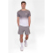 BIDI BADU Crew Tennisshirt Herren GRWH - grey, white S