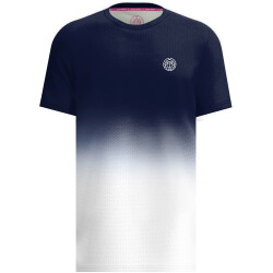 BIDI BADU Crew Tennisshirt Herren DBLWH - dark blue,...
