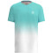 BIDI BADU Crew Tennisshirt Herren AQWH - aqua, white S