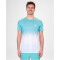 BIDI BADU Crew Tennisshirt Herren AQWH - aqua, white S