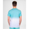BIDI BADU Crew Tennisshirt Herren AQWH - aqua, white S
