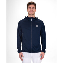 BIDI BADU Crew Kapuzen-Tennisjacke Herren DBL - dark blue XS