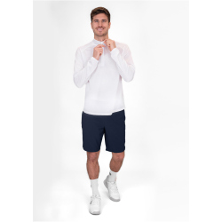 BIDI BADU Crew Tennis-Langarmshirt Herren WH - white XS
