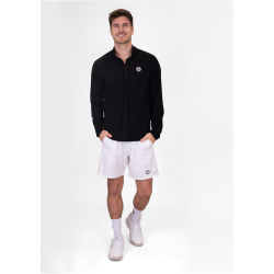 BIDI BADU Crew Tennis-Langarmshirt Herren BK - black XS