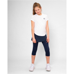 BIDI BADU Crew Tennisshirt M&auml;dchen WH - white 128