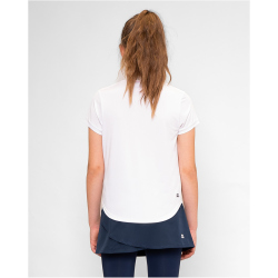 BIDI BADU Crew Tennisshirt M&auml;dchen WH - white 140