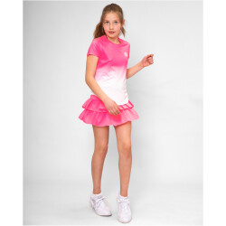 BIDI BADU Crew Tennisshirt Mädchen PKWH - pink, white 140