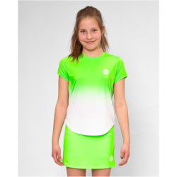 BIDI BADU Crew Tennisshirt Mädchen NGNWH - neon...