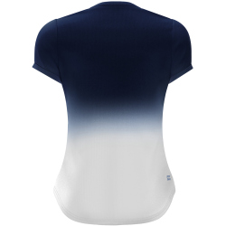 BIDI BADU Crew Tennisshirt M&auml;dchen DBLWH - dark blue, white 140