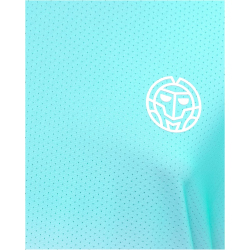 BIDI BADU Crew Tennisshirt M&auml;dchen AQWH - aqua, white 140