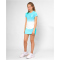 BIDI BADU Crew Tennisshirt M&auml;dchen AQWH - aqua, white 140