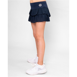 BIDI BADU Crew Pleated Junior Tennisrock M&auml;dchen DBL - dark blue 128