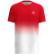 BIDI BADU Crew Tennisshirt Jungen RDWH - red, white 140