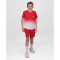 BIDI BADU Crew Tennisshirt Jungen RDWH - red, white 140