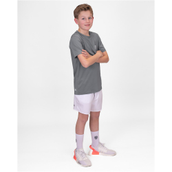 BIDI BADU Crew Tennisshirt Jungen GR - grey 140