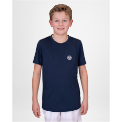BIDI BADU Crew Tennisshirt Jungen DBL - dark blue 140