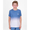 BIDI BADU Crew Tennisshirt Jungen BLWH - blue, white 128
