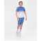 BIDI BADU Crew Tennisshirt Jungen BLWH - blue, white 128