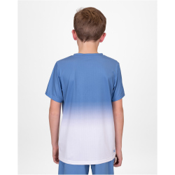 BIDI BADU Crew Tennisshirt Jungen BLWH - blue, white 140