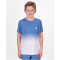 BIDI BADU Crew Tennisshirt Jungen BLWH - blue, white 140