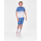 BIDI BADU Crew Tennisshirt Jungen BLWH - blue, white 140