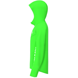 BIDI BADU Crew Kapuzen-Tennisjacke Jungen NGN - neon green 128