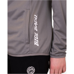 BIDI BADU Crew Kapuzen-Tennisjacke Jungen GR - grey 140